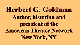 Read the letter from Herbert G. Goldman